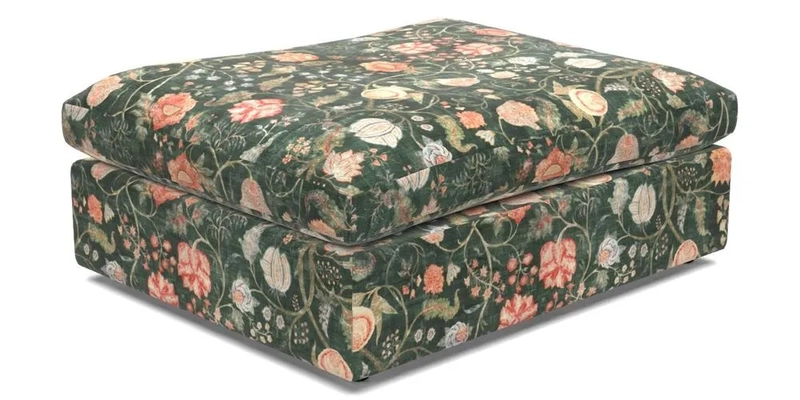 Big Softie Footstool in Two Tone Plain Biscuit