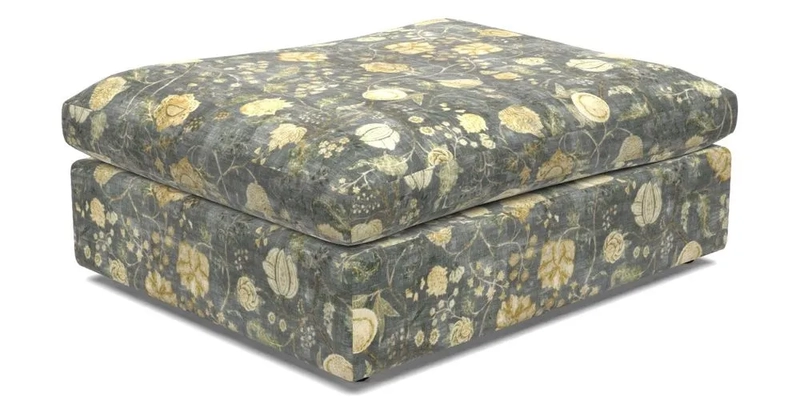 Big Softie Footstool in Two Tone Plain Biscuit