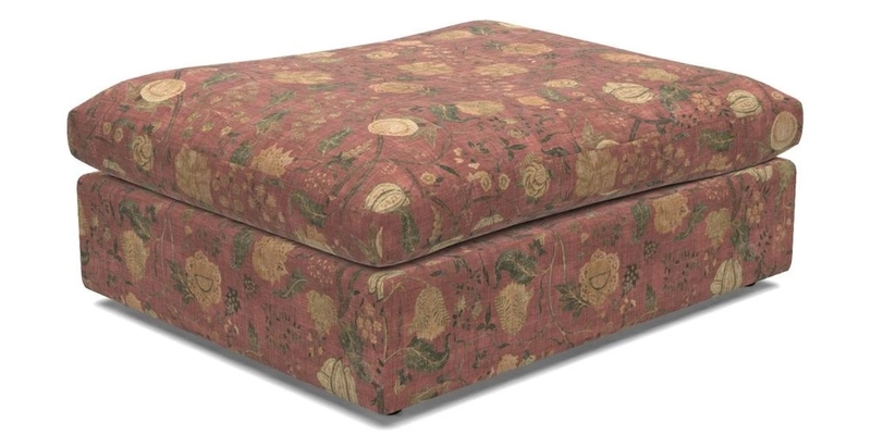 Big Softie Footstool in Two Tone Plain Biscuit