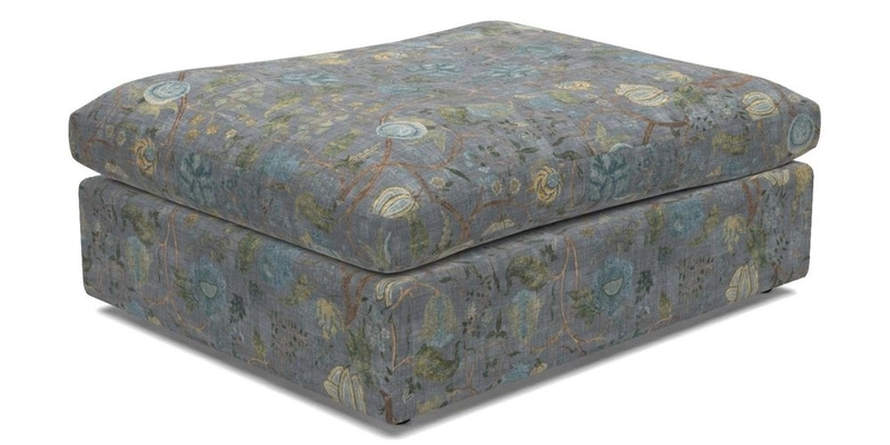 Big Softie Footstool in Two Tone Plain Biscuit