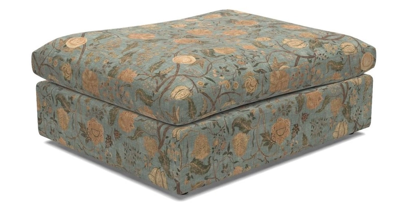 Big Softie Footstool in Two Tone Plain Biscuit
