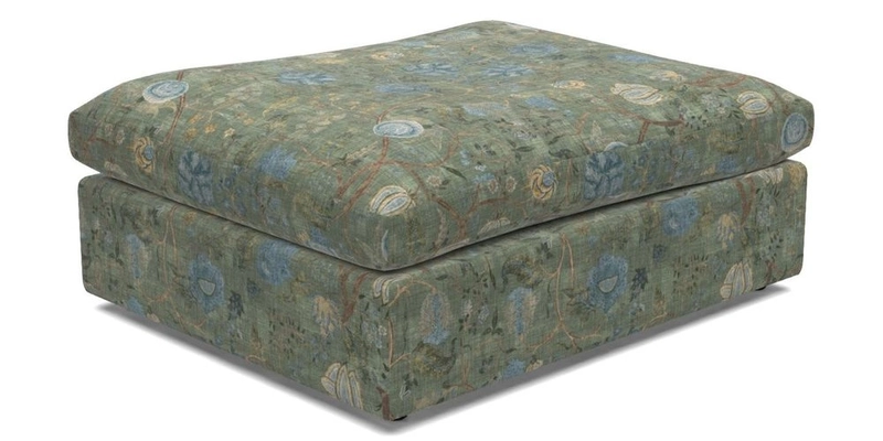 Big Softie Footstool in Two Tone Plain Biscuit