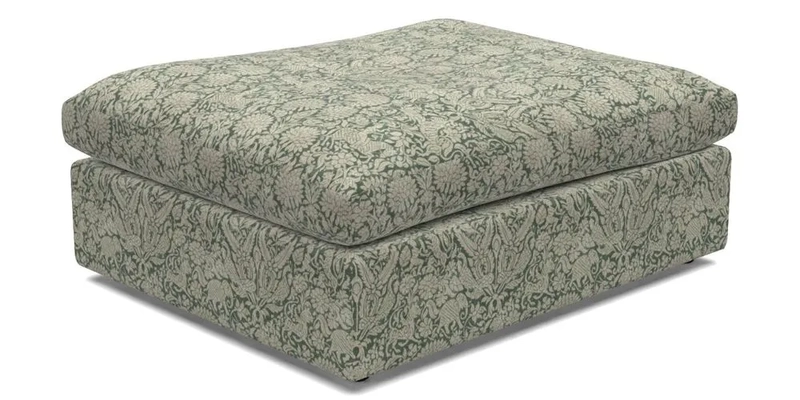 Big Softie Footstool in Two Tone Plain Biscuit