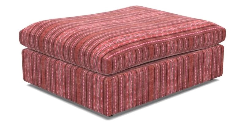 Big Softie Footstool in Two Tone Plain Biscuit