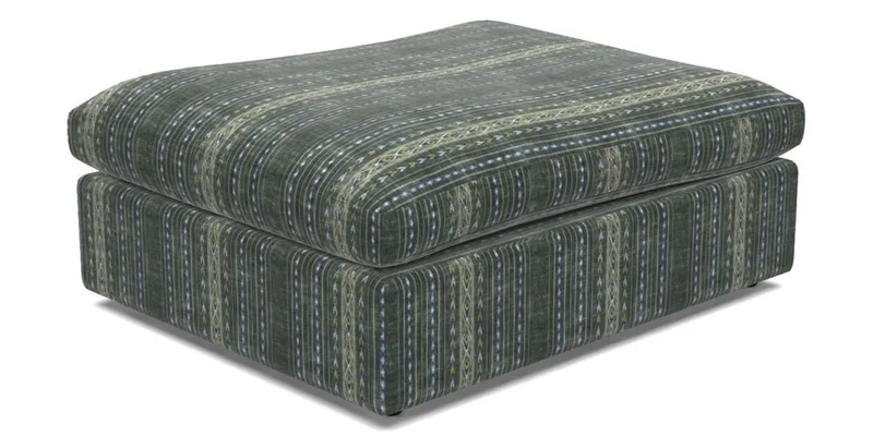 Big Softie Footstool in Two Tone Plain Biscuit