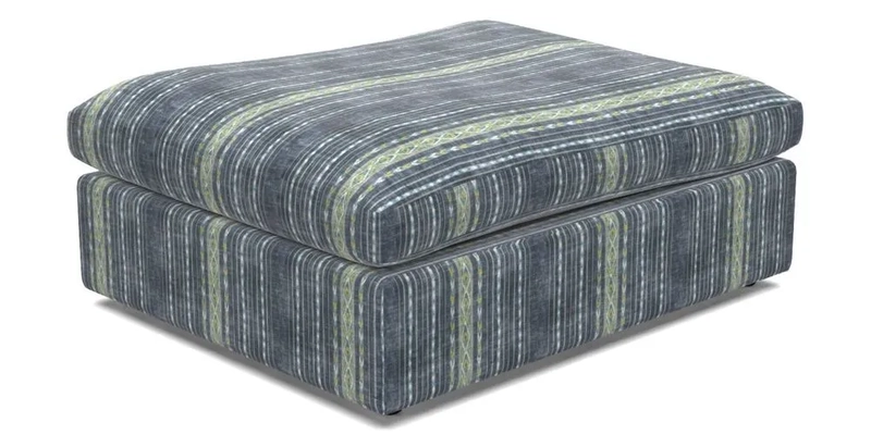 Big Softie Footstool in Two Tone Plain Biscuit