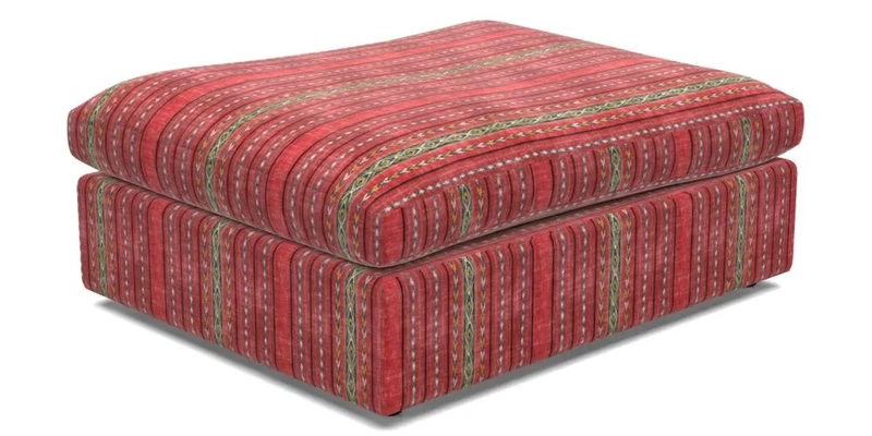 Big Softie Footstool in Two Tone Plain Biscuit
