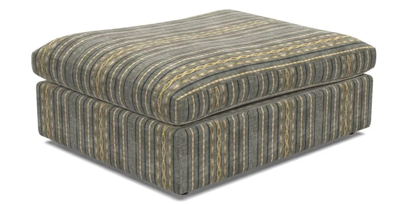 Big Softie Footstool in Two Tone Plain Biscuit