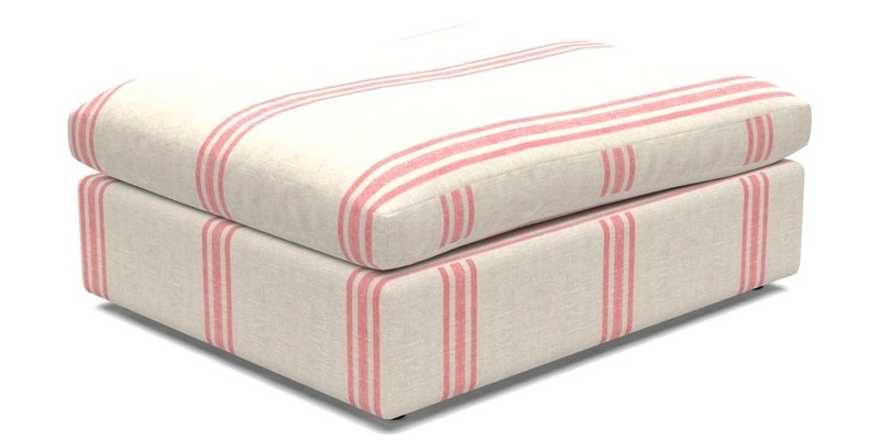 Big Softie Footstool in Two Tone Plain Biscuit