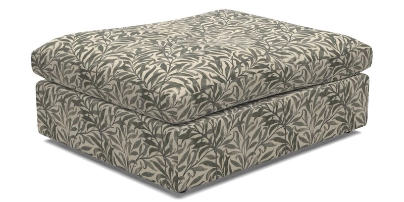 Big Softie Footstool in Two Tone Plain Biscuit