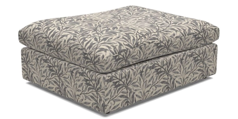 Big Softie Footstool in Two Tone Plain Biscuit