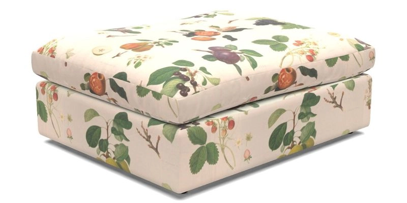Big Softie Footstool in Two Tone Plain Biscuit