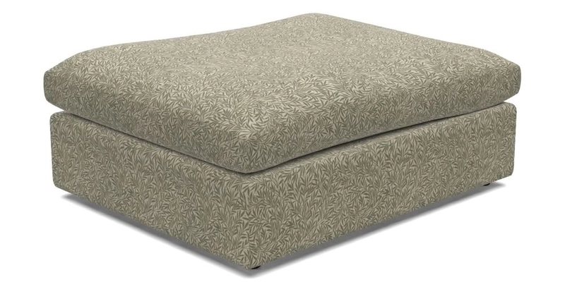 Big Softie Footstool in Two Tone Plain Biscuit