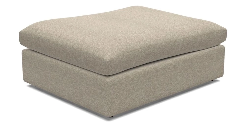 Big Softie Footstool in Two Tone Plain Biscuit