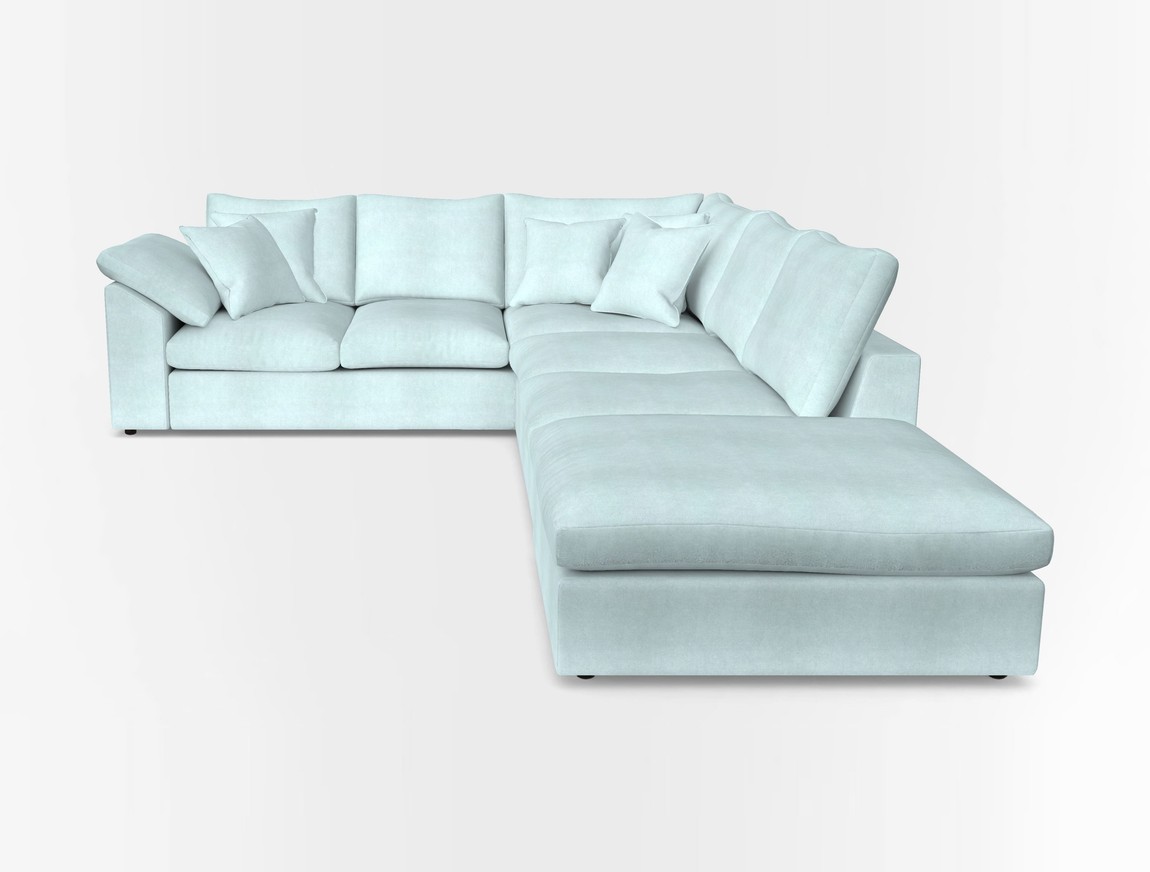 Big softie sloped arm front