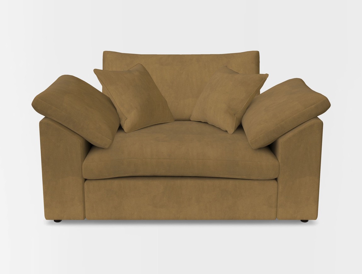 Big softie sloped arm front