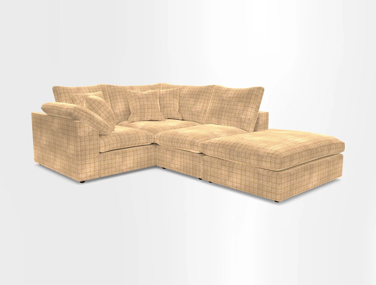 Big Softie Sloped Arm Small Corner Group LHF in Sahara Chalk