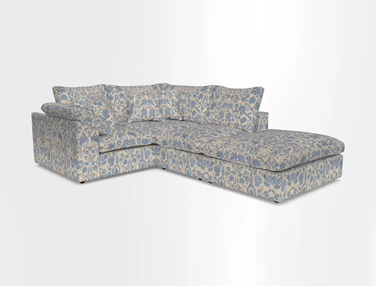 Big Softie Sloped Arm Small Corner Group LHF in Sahara Chalk