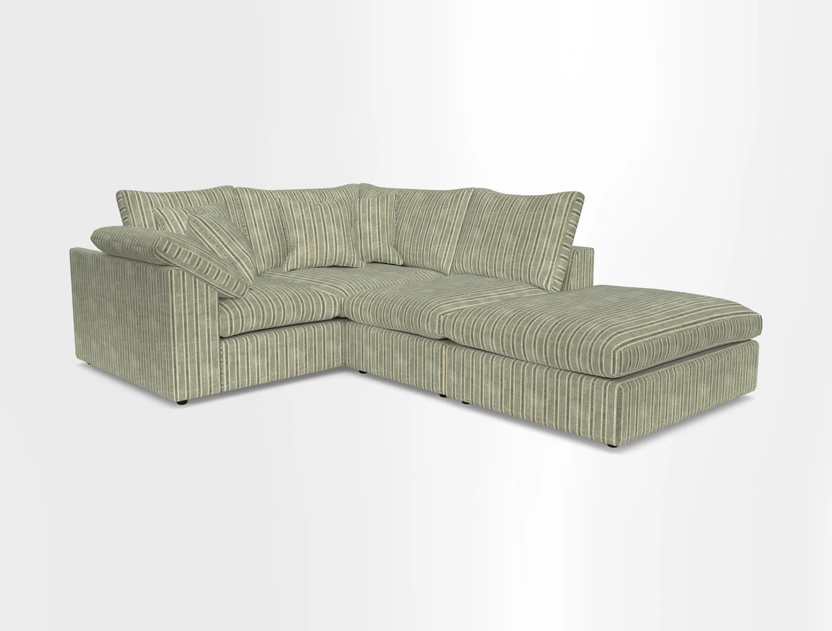 Big Softie Sloped Arm Small Corner Group LHF in Sahara Chalk
