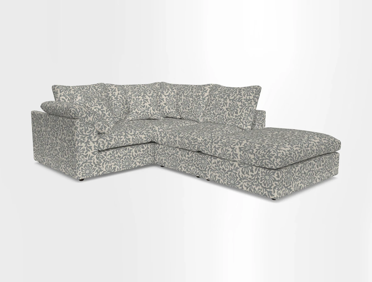 Big Softie Sloped Arm Small Corner Group LHF in Sahara Chalk