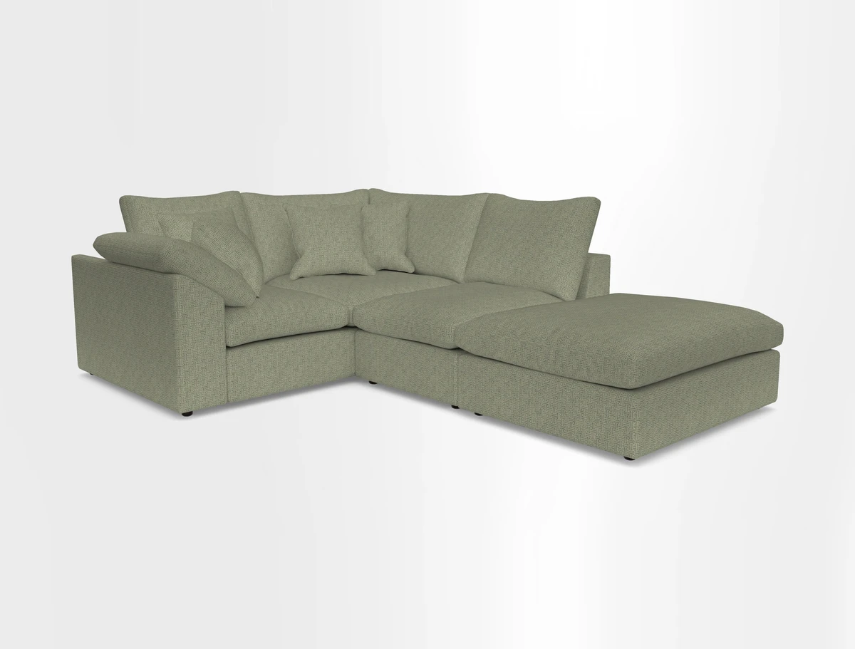 Big Softie Sloped Arm Small Corner Group LHF in Sahara Chalk