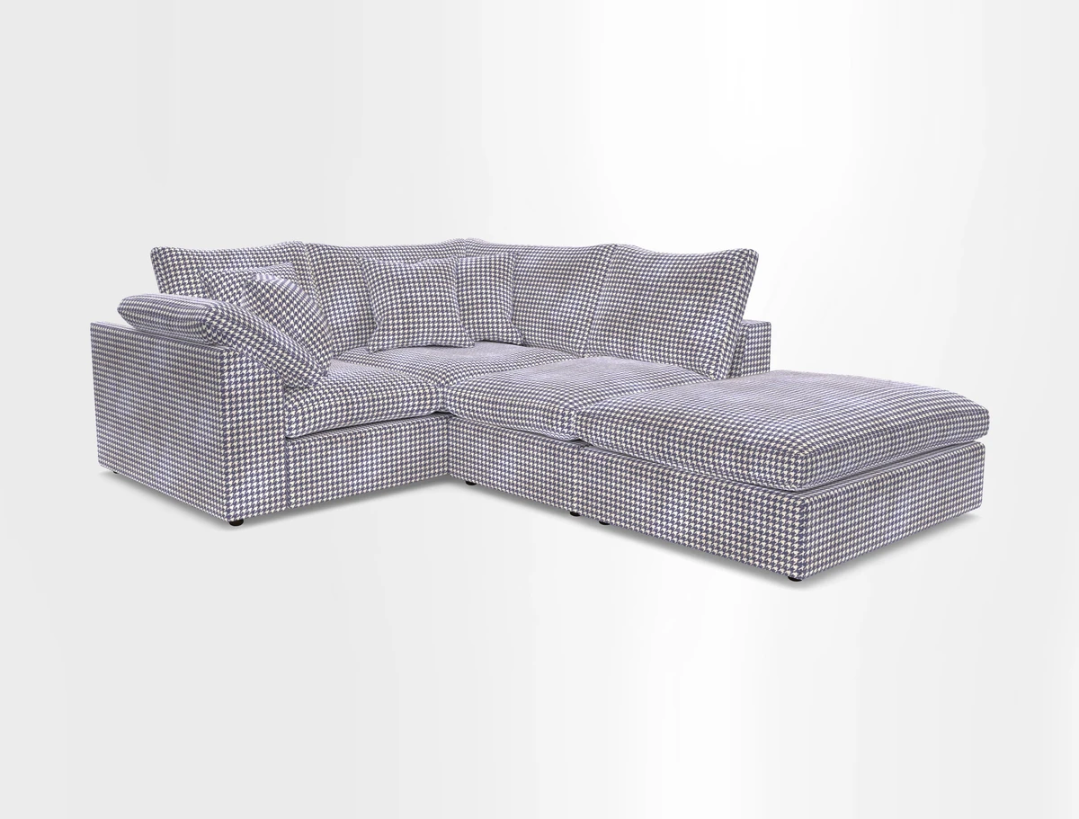 Big Softie Sloped Arm Small Corner Group LHF in Sahara Chalk