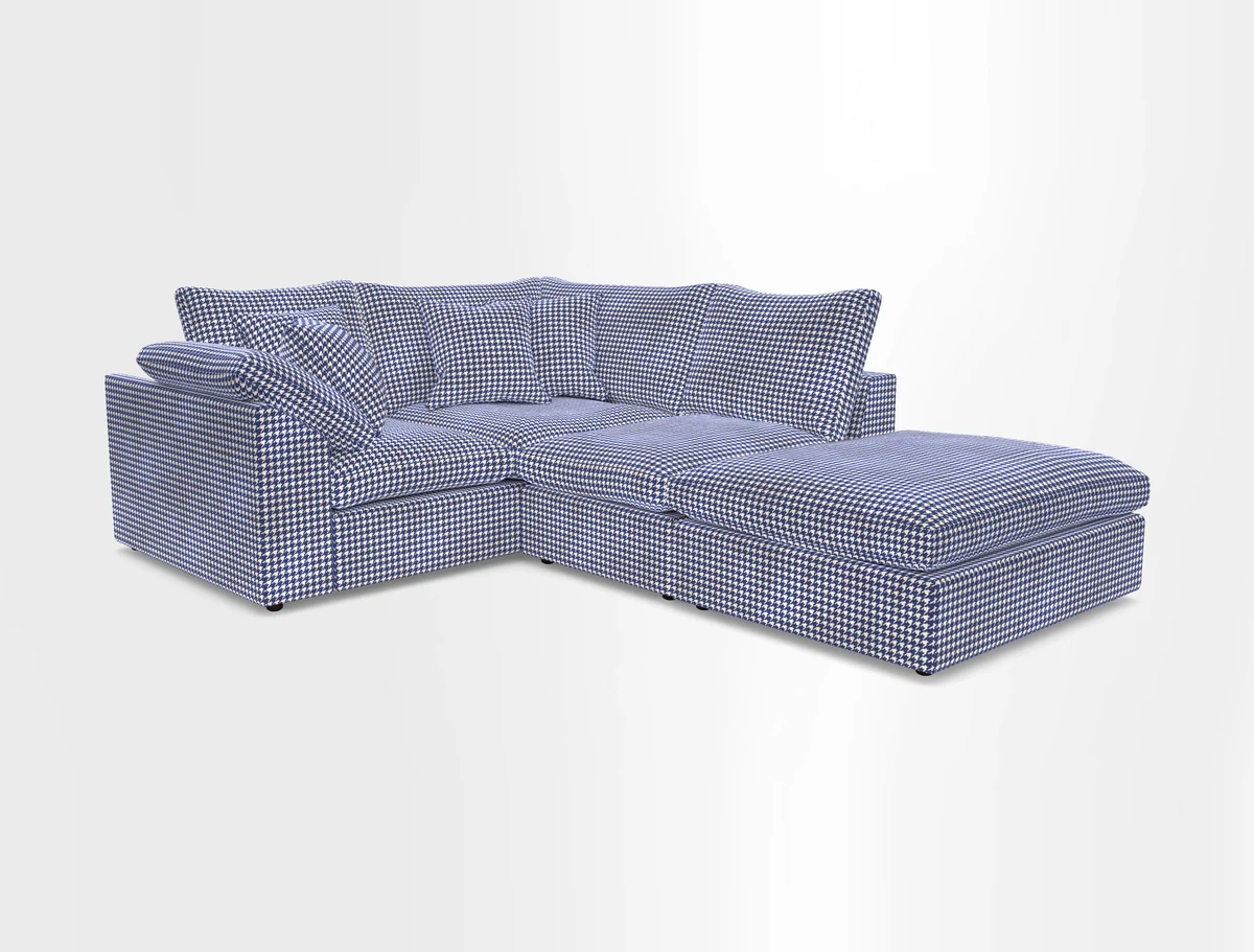 Big Softie Sloped Arm Small Corner Group LHF in Sahara Chalk