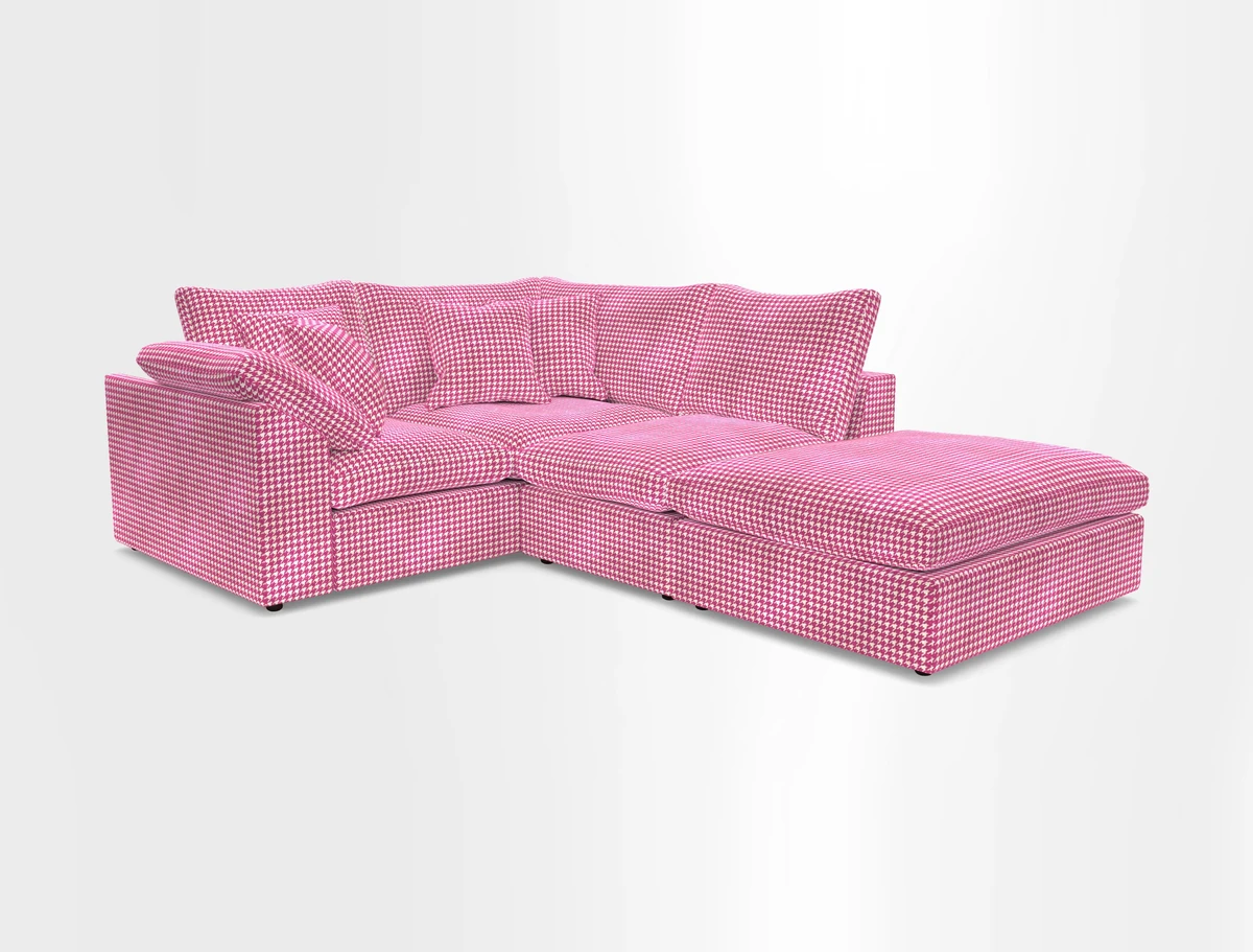 Big Softie Sloped Arm Small Corner Group LHF in Sahara Chalk