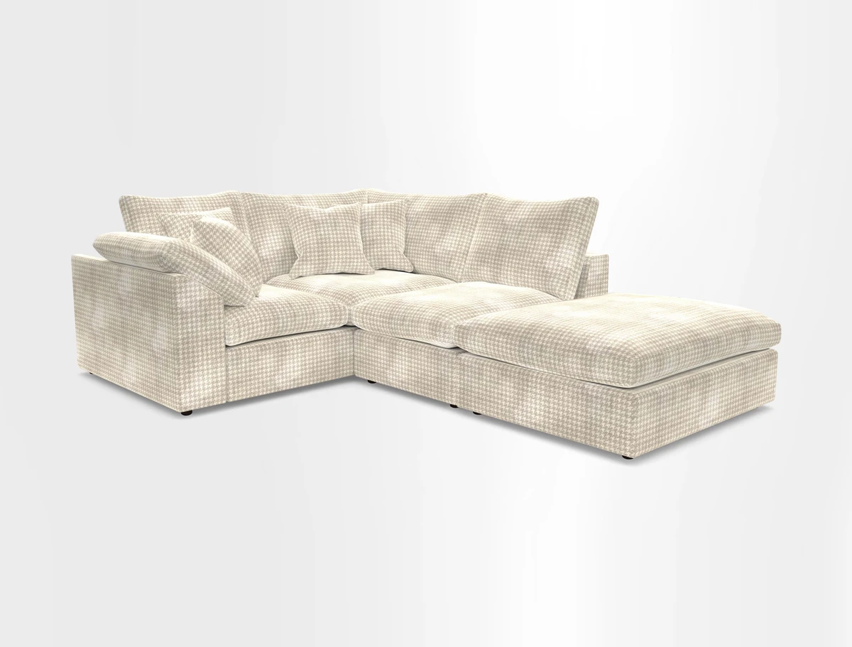 Big Softie Sloped Arm Small Corner Group LHF in Sahara Chalk