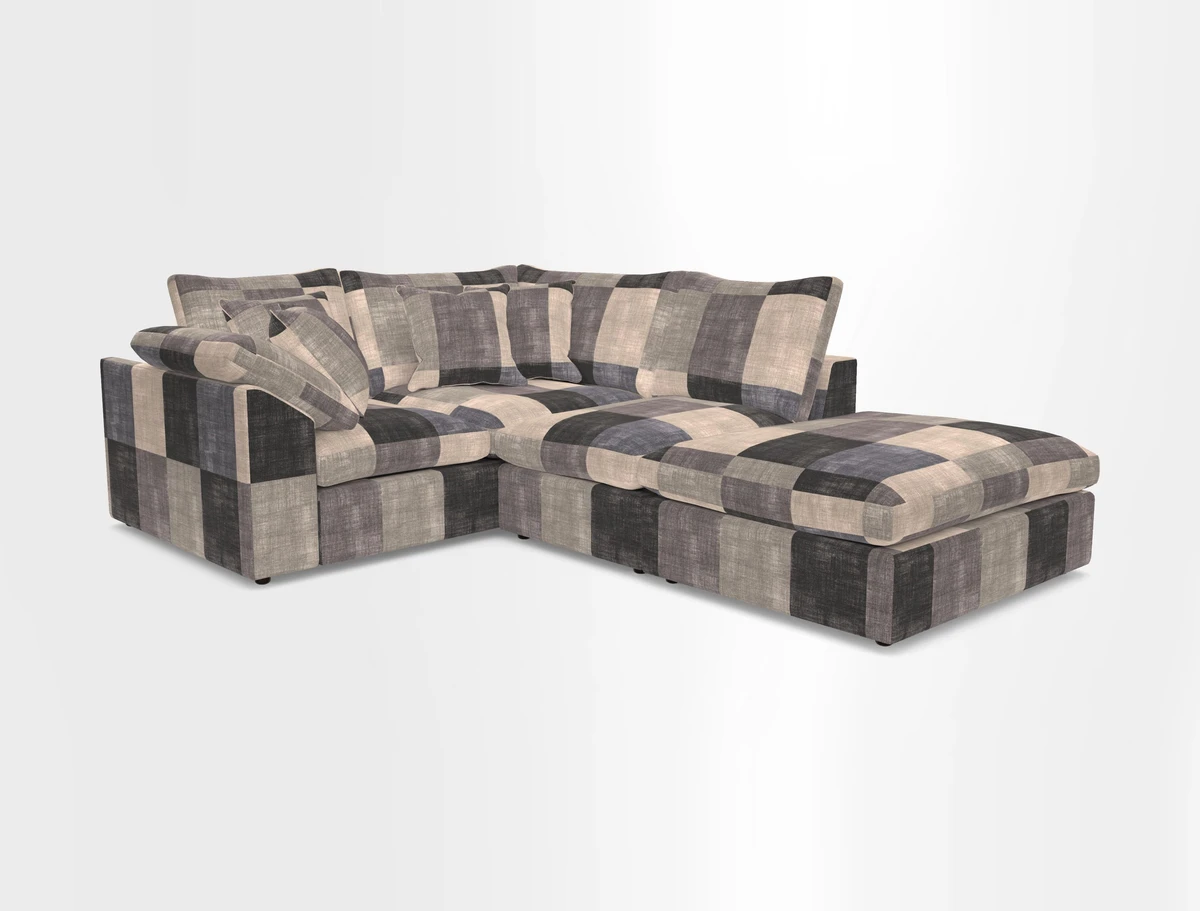 Big Softie Sloped Arm Small Corner Group LHF in Sahara Chalk