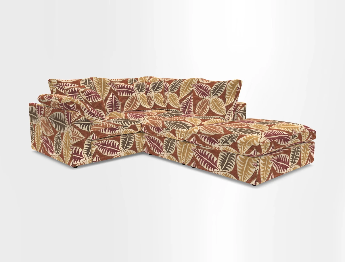 Big Softie Sloped Arm Small Corner Group LHF in Sahara Chalk