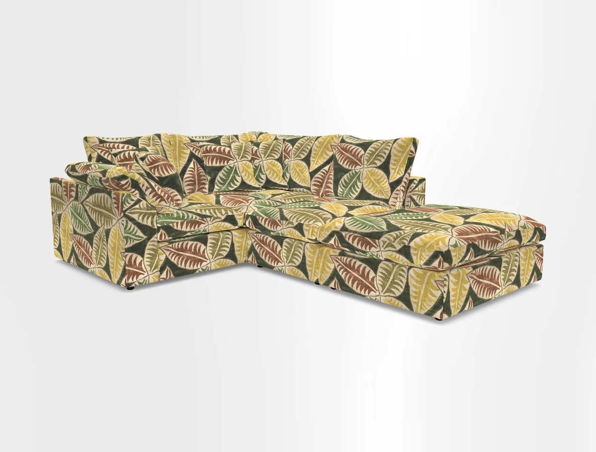 Big Softie Sloped Arm Small Corner Group LHF in Sahara Chalk
