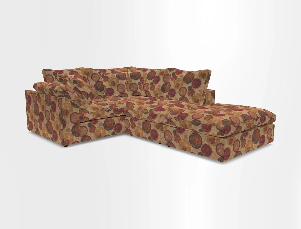 Big Softie Sloped Arm Small Corner Group LHF in Sahara Chalk