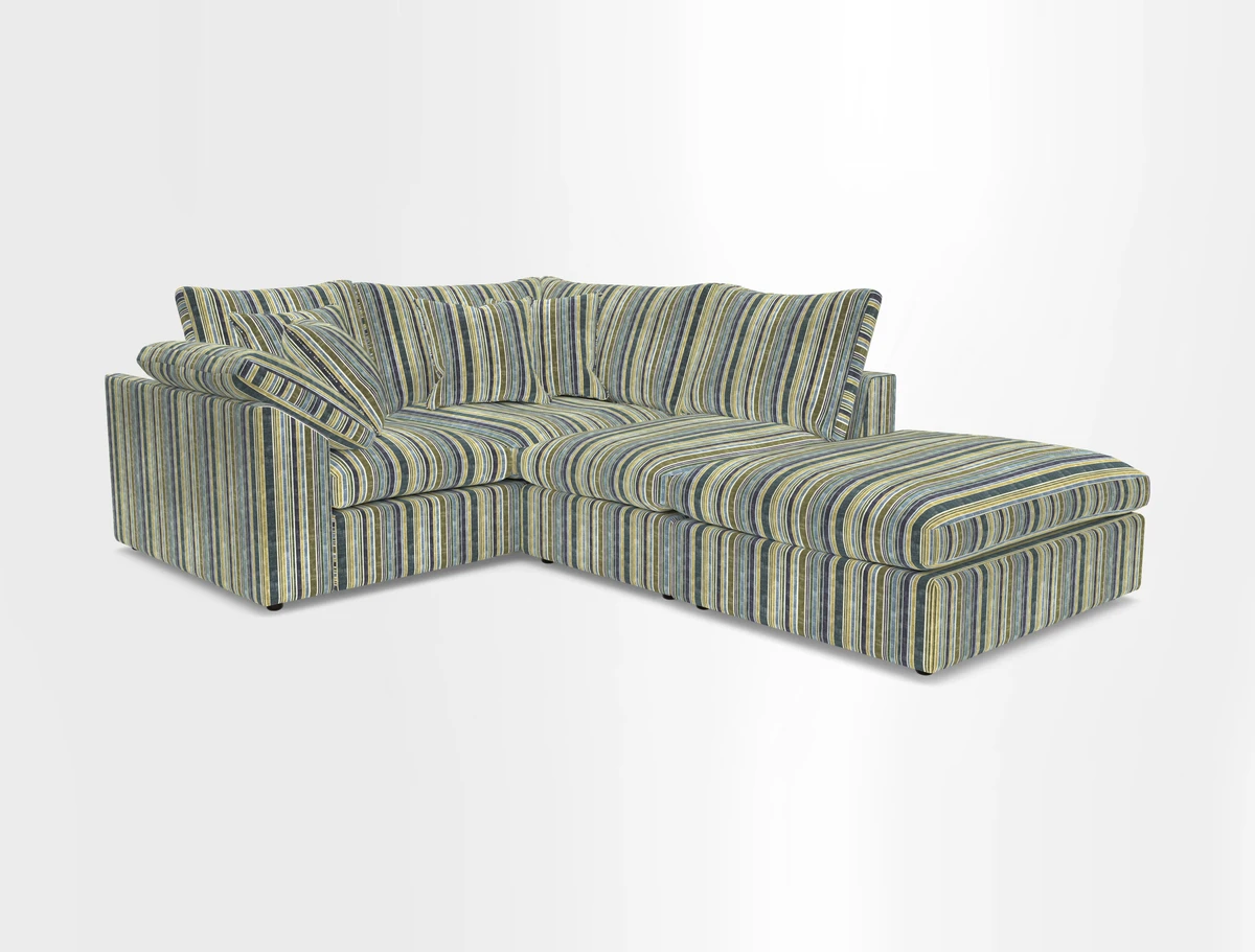 Big Softie Sloped Arm Small Corner Group LHF in Sahara Chalk