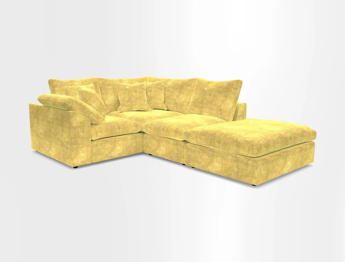 Big Softie Sloped Arm Small Corner Group LHF in Sahara Chalk