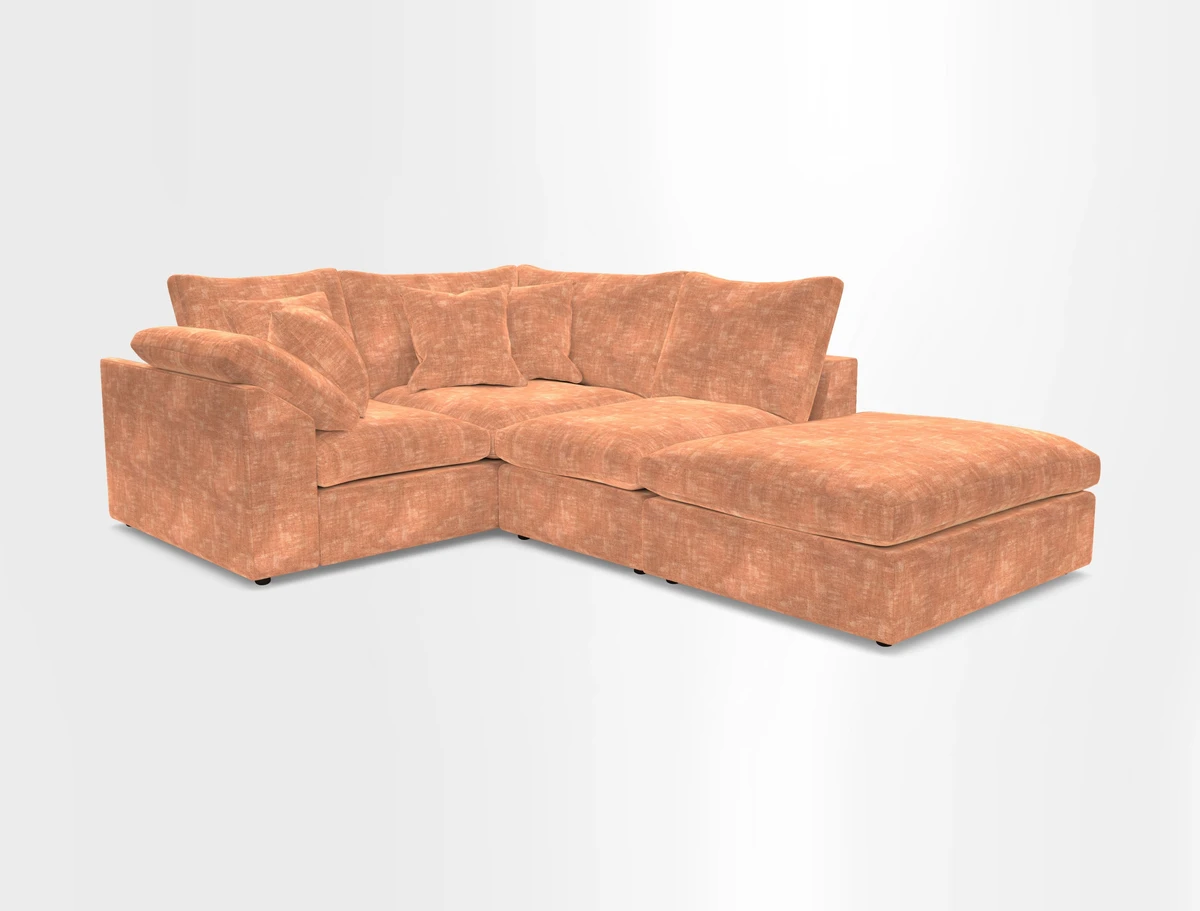 Big Softie Sloped Arm Small Corner Group LHF in Sahara Chalk