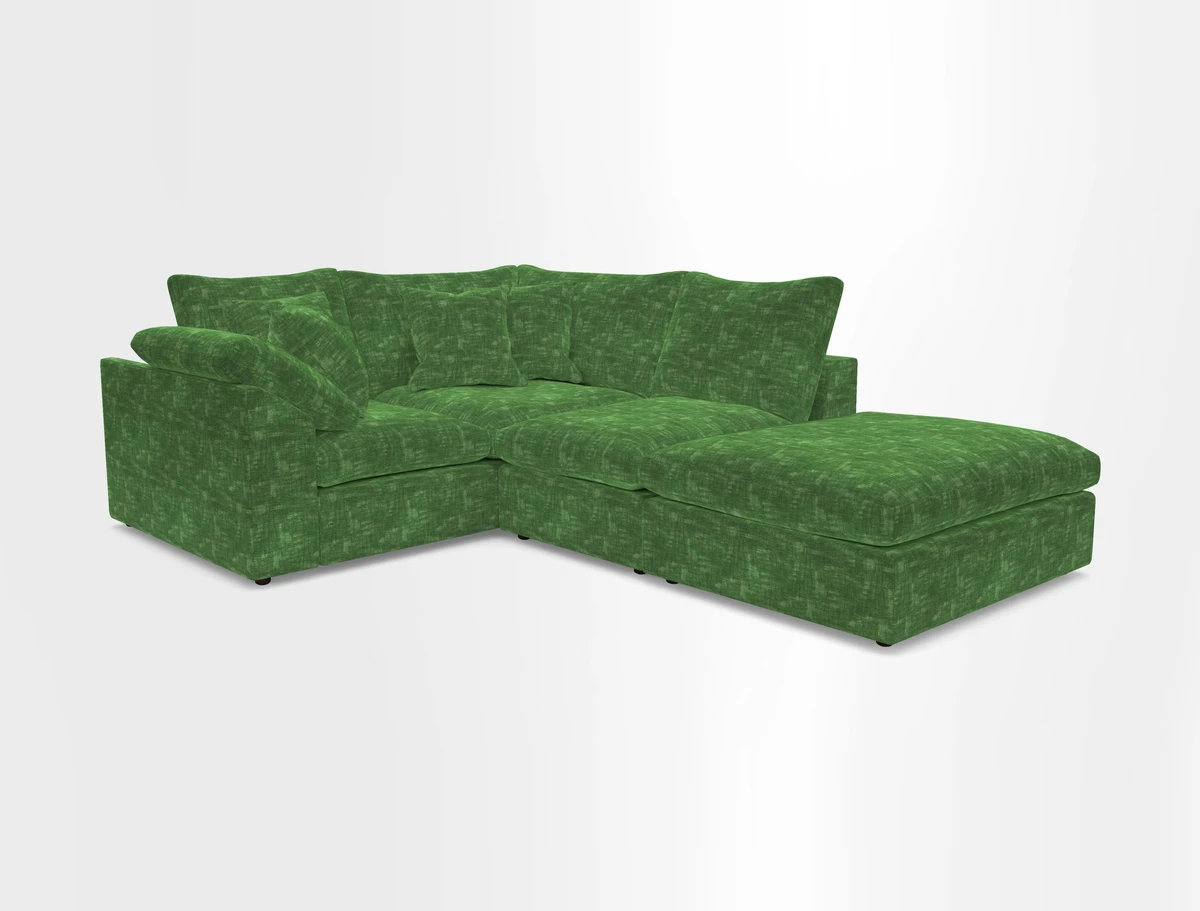 Big Softie Sloped Arm Small Corner Group LHF in Sahara Chalk
