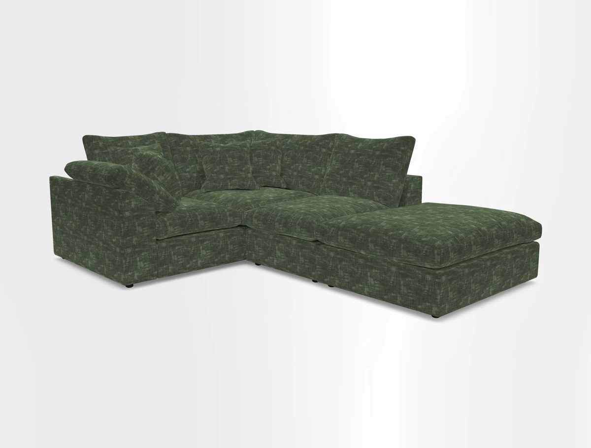 Big Softie Sloped Arm Small Corner Group LHF in Sahara Chalk