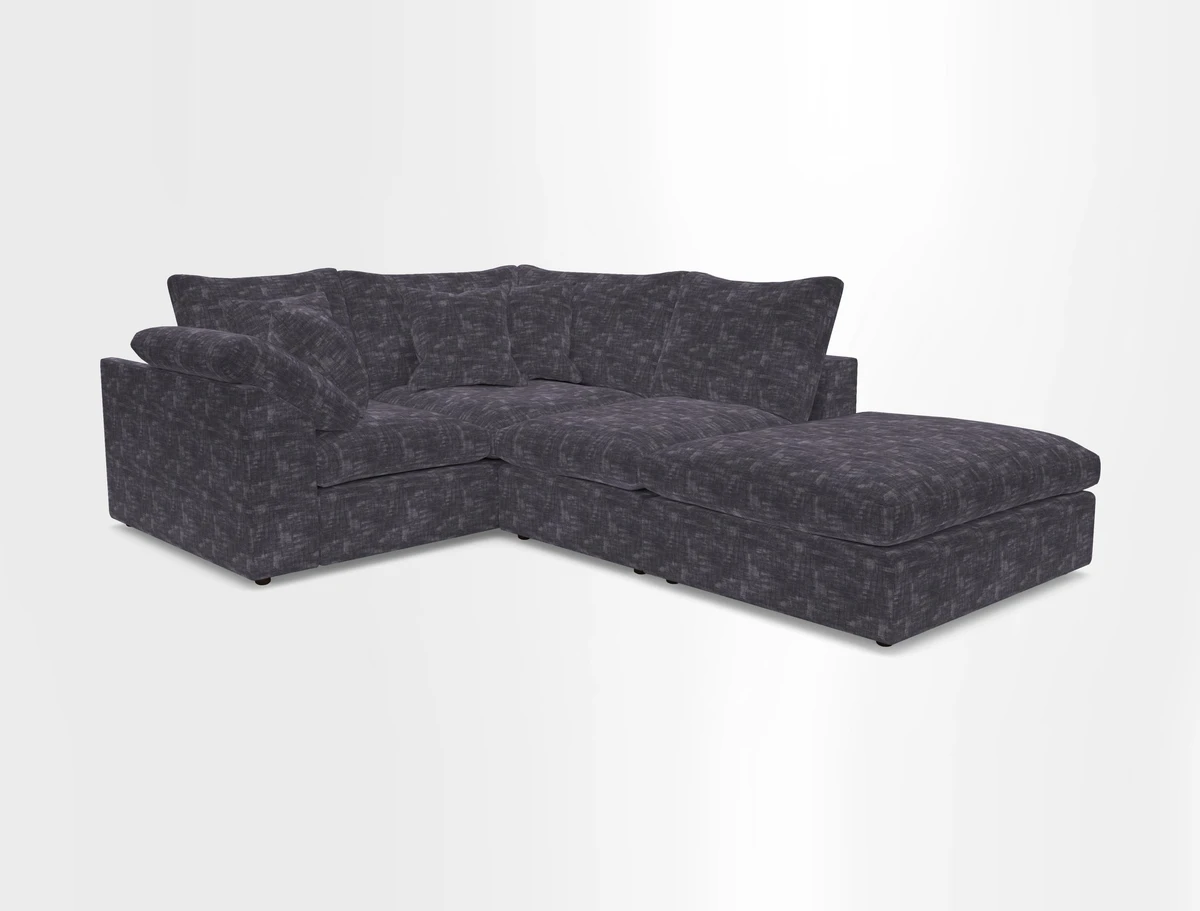 Big Softie Sloped Arm Small Corner Group LHF in Sahara Chalk