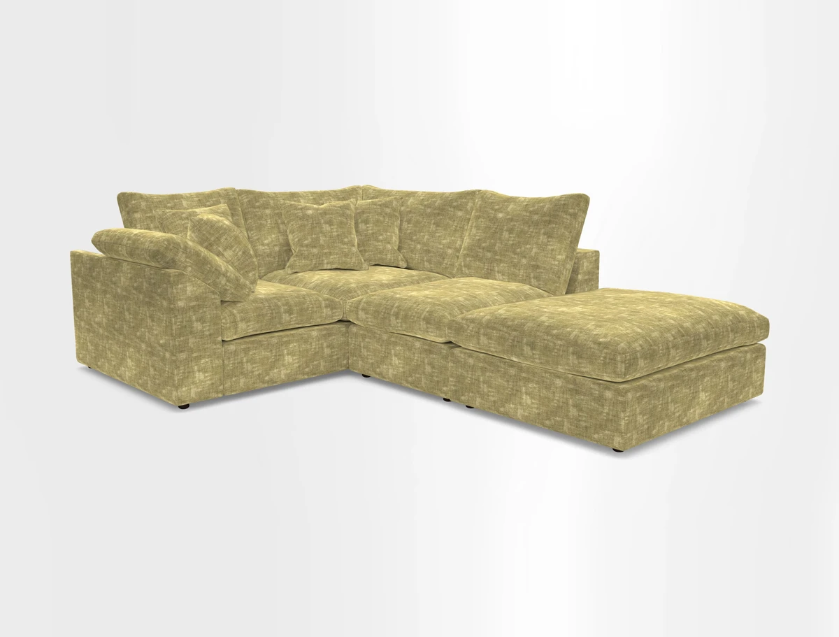 Big Softie Sloped Arm Small Corner Group LHF in Sahara Chalk