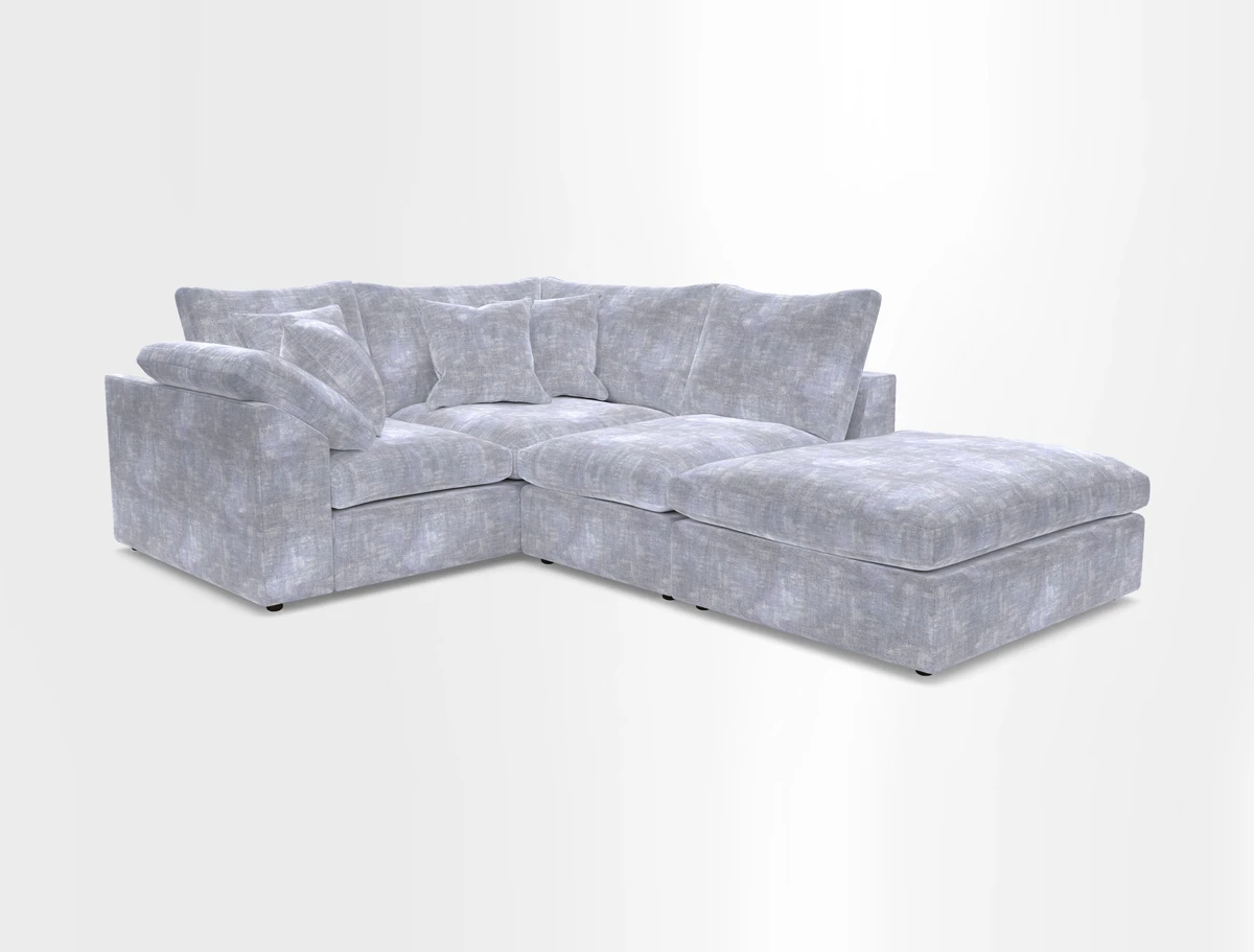 Big Softie Sloped Arm Small Corner Group LHF in Sahara Chalk