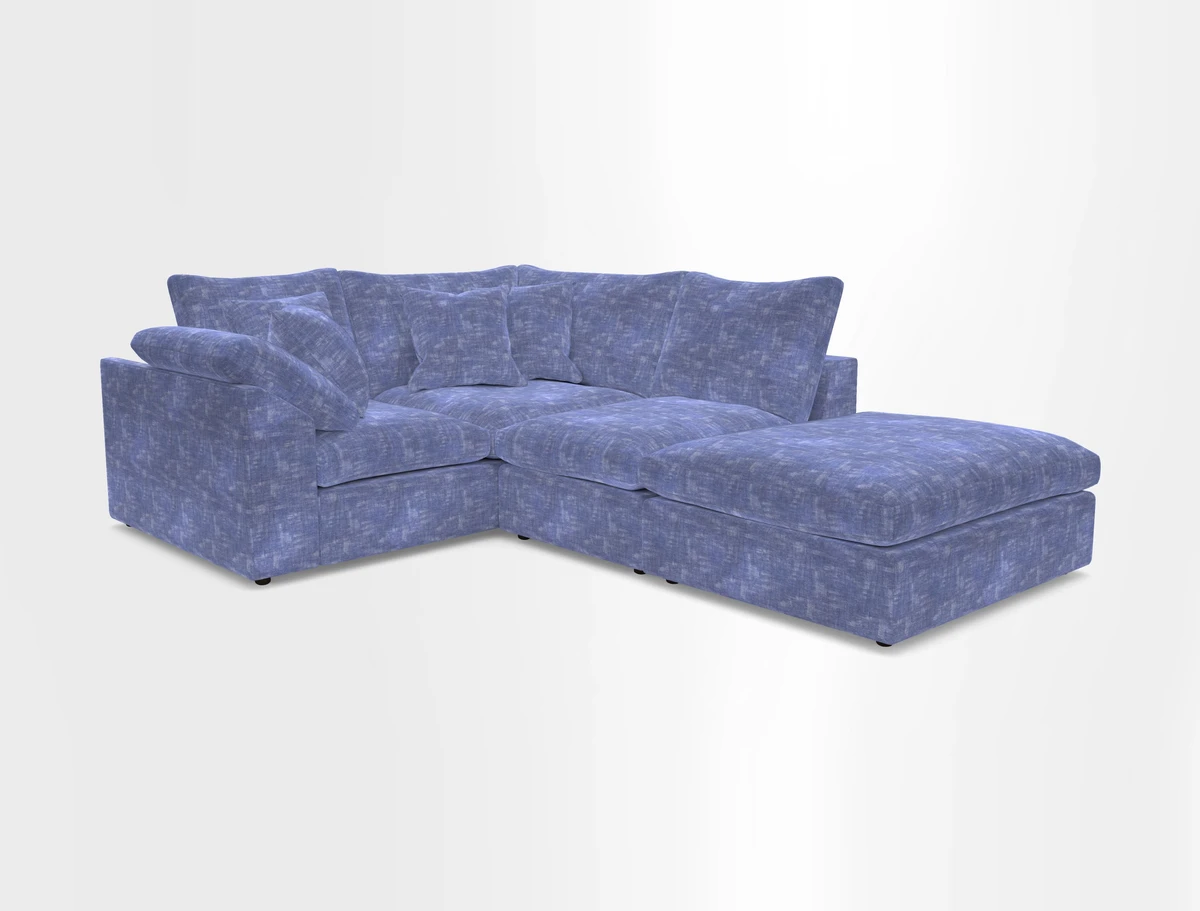Big Softie Sloped Arm Small Corner Group LHF in Sahara Chalk