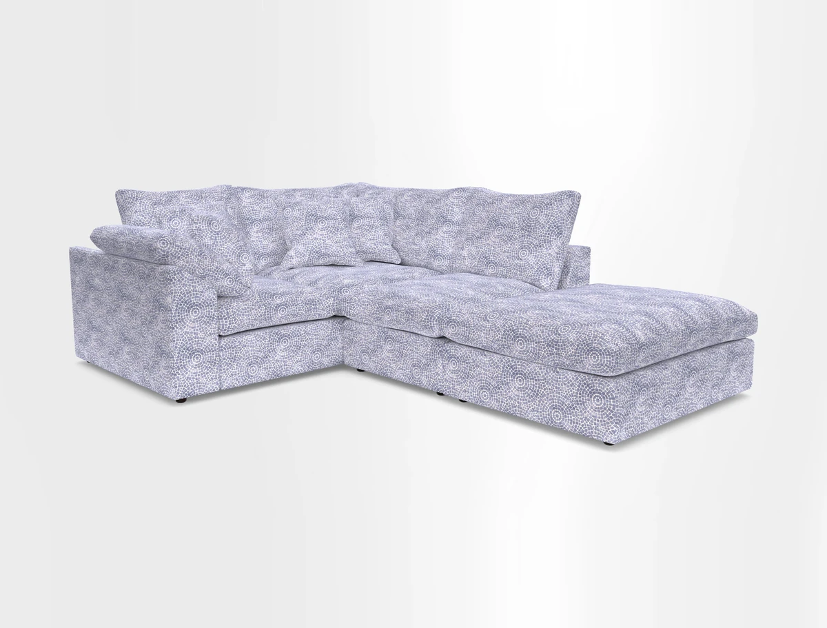Big Softie Sloped Arm Small Corner Group LHF in Sahara Chalk