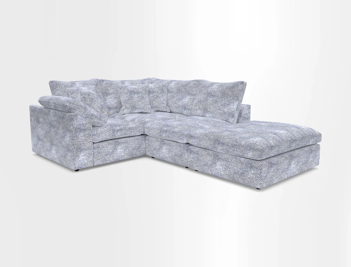 Big Softie Sloped Arm Small Corner Group LHF in Sahara Chalk
