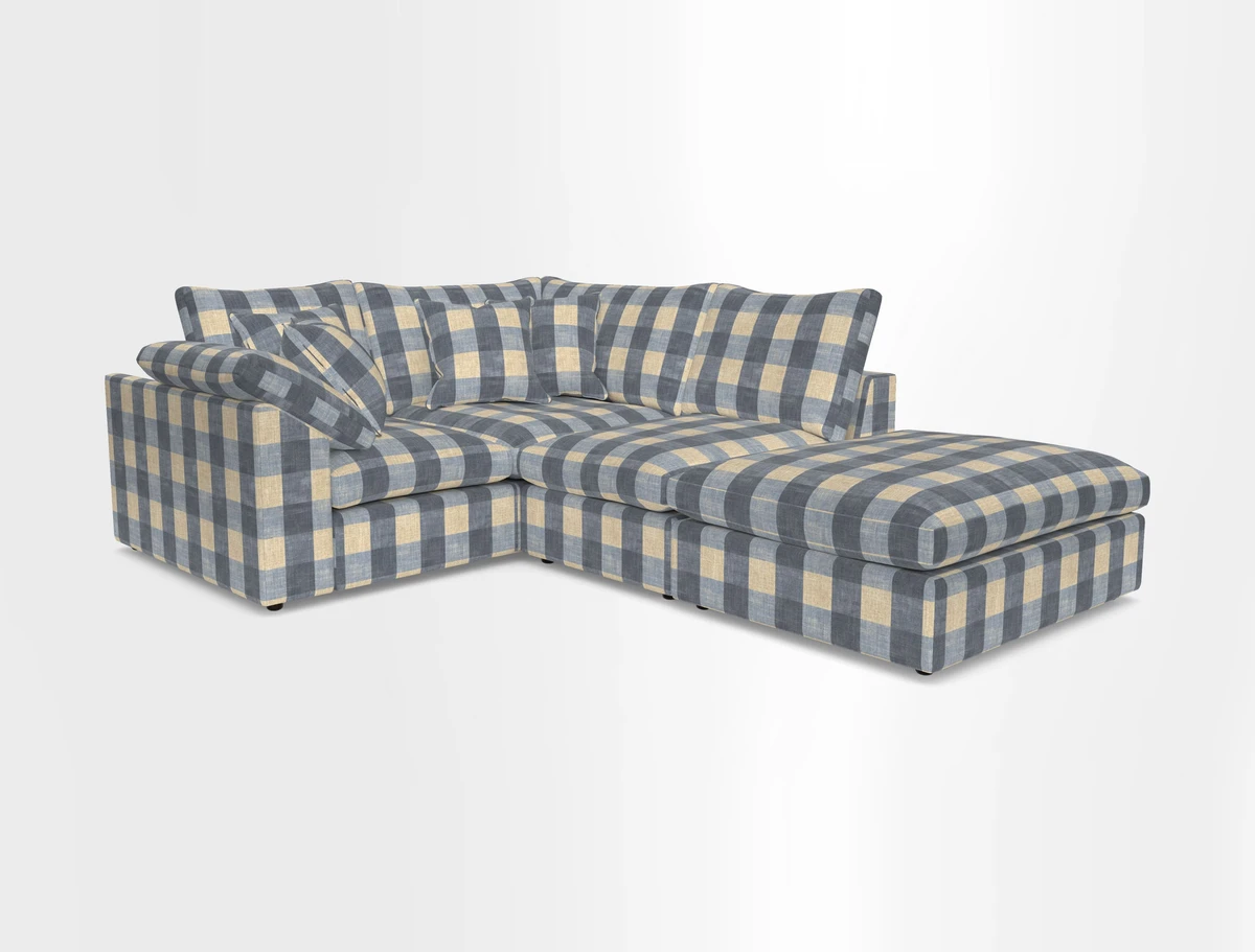 Big Softie Sloped Arm Small Corner Group LHF in Sahara Chalk