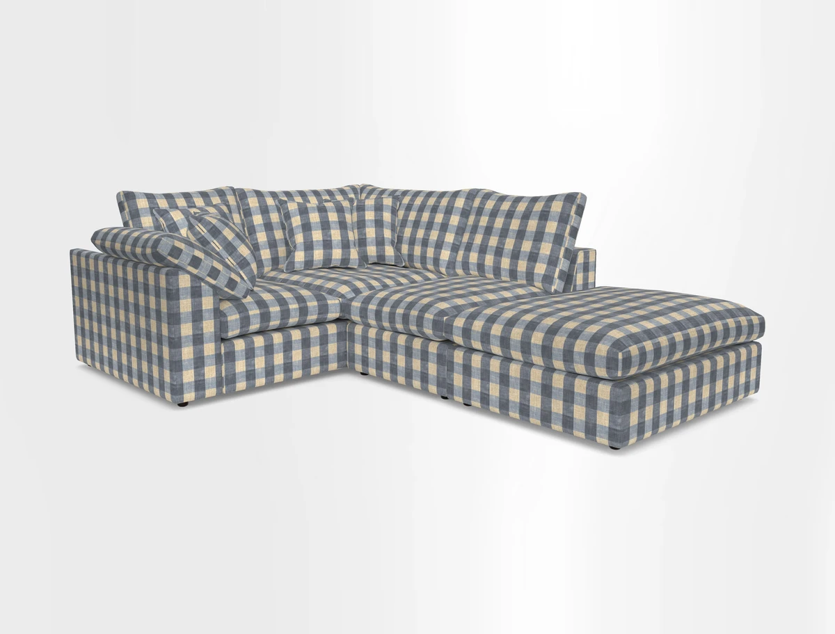 Big Softie Sloped Arm Small Corner Group LHF in Sahara Chalk