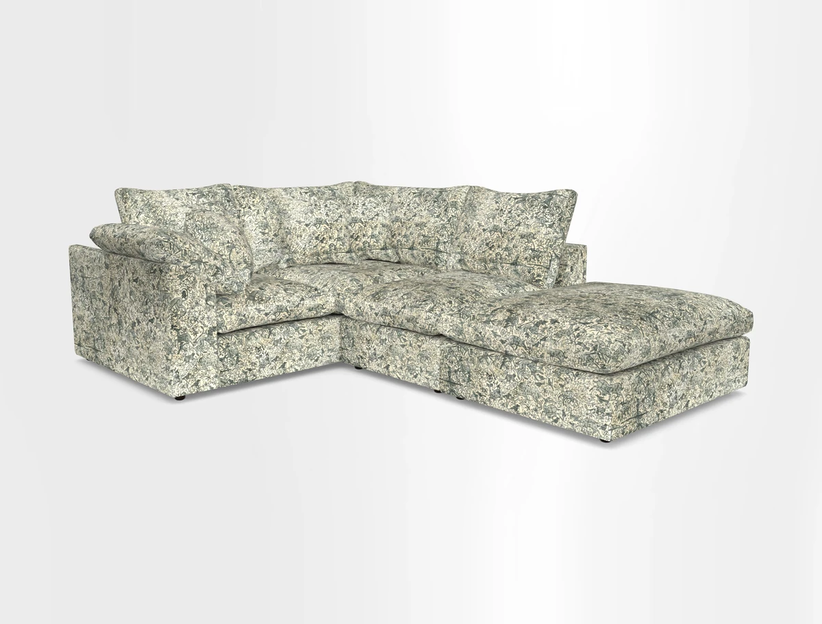 Big Softie Sloped Arm Small Corner Group LHF in Sahara Chalk