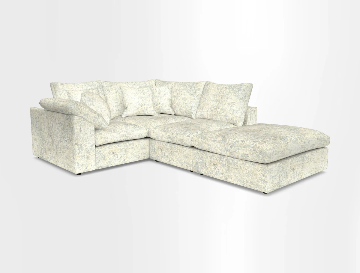 Big Softie Sloped Arm Small Corner Group LHF in Sahara Chalk