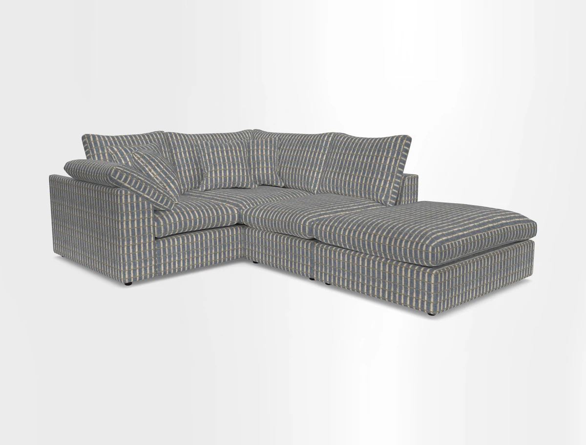 Big Softie Sloped Arm Small Corner Group LHF in Sahara Chalk