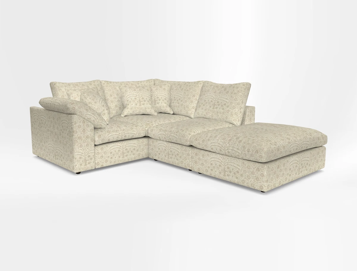 Big Softie Sloped Arm Small Corner Group LHF in Sahara Chalk